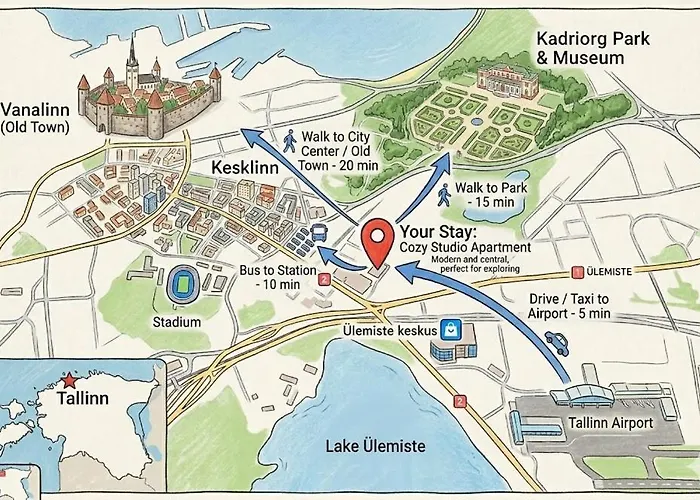 Appartement Cozy Airport 5 Min Free Parking